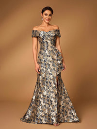 CHLOE -Jacquard Off Shoulder